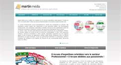 Desktop Screenshot of martinmedia.fr